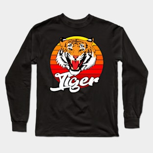 Tiger Head Long Sleeve T-Shirt